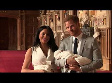 He is the first child of the duke and duchess of sussex and is seventh in line to the throne. Archie Harrison Mountbatten-Windsor - ITV News - 8th May ...