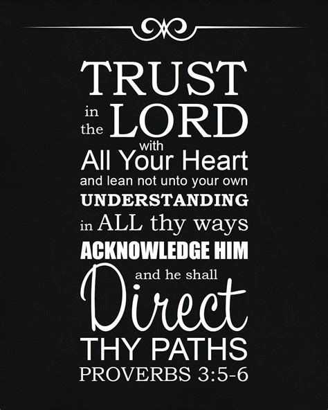 Proverbs 35 6 Trust In The Lord