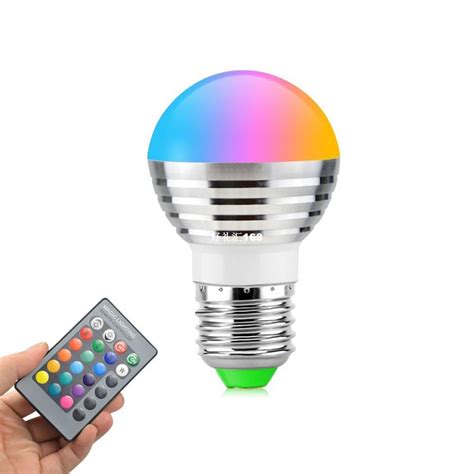 3w Rgb Led Bulb Lamp Color Magic Spot Light With Remote