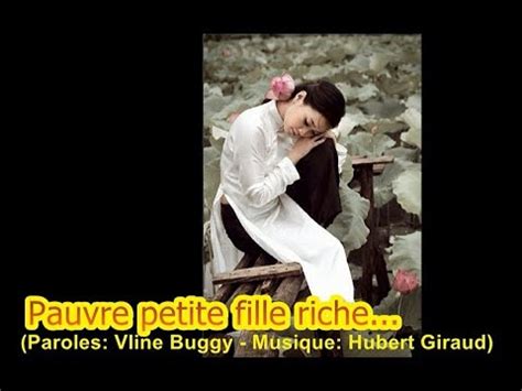 Pauvre Petite Fille Riche KARAOKE Vline Buggy Hubert Giraud YouTube