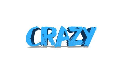 Crazy 3d Colored Logo Stock Illustration Illustration Of Vinteage