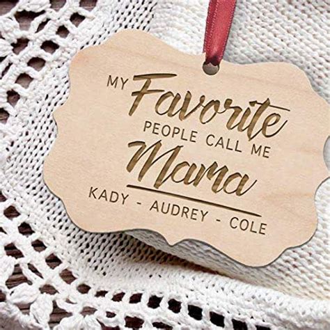 When it comes to christmas gifts for mom, whether you want to go with something big or small, thoughtfulness is key. Amazon.com: Mom Christmas Ornament | Personalized Ornament ...
