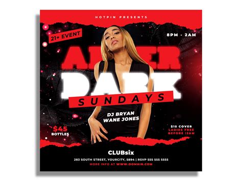 Night Club Flyer Template By Hotpin On Dribbble