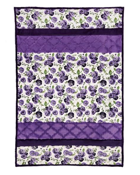 Minky Quilt Kit I Lilac You Picture Perfect Cuddle Kit From Etsy