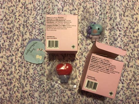 Bt21 Minini Mystery Blind Box Figurine Line Friends Official Opened
