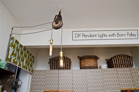 Diy Pendant Lights With Barn Pulleys Stars For