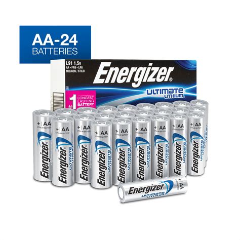 Energizer Ultimate Lithium Aa Batteries 24 Pack
