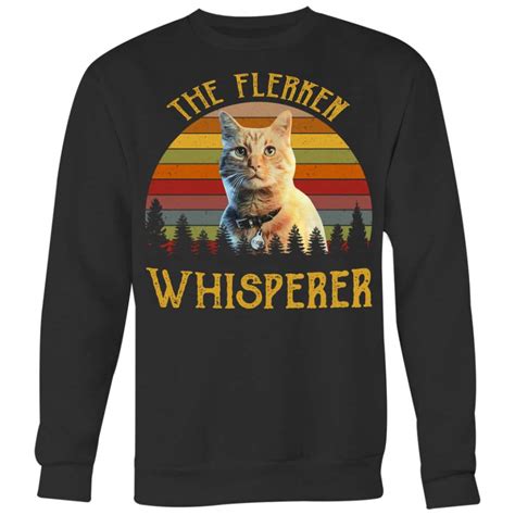 Vintage Retro Sunset Goose Cat The Flerken Whisperer Shirt Taxas