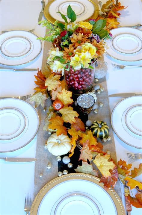 quick and easy thanksgiving tablescape endlessly inspired