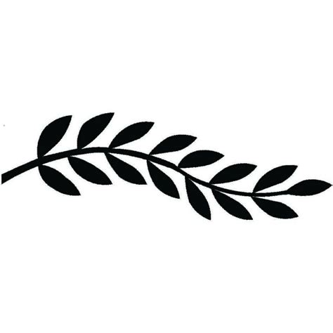Black And White Leaves Clipart Black And White Black And White