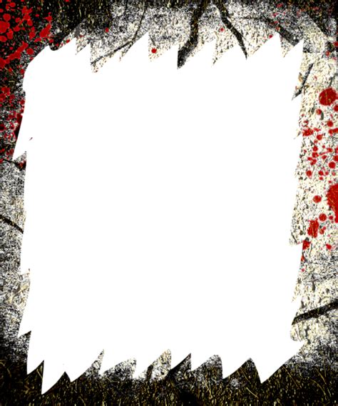 Bloody Grungy Frame Transprent Background By Theartist100 On Deviantart