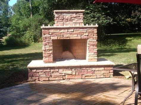 Pin On Outdoor Fireplace