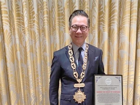 Andrew Tan Honored For His Multi Billion Peso Covid 19 Efforts Peopleasia