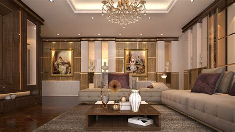 Luxurious Living Room On Behance