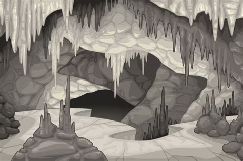 Inside The Cave Illustration