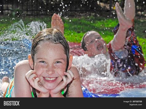 Young Boy Girl Outdoor Image And Photo Free Trial Bigstock