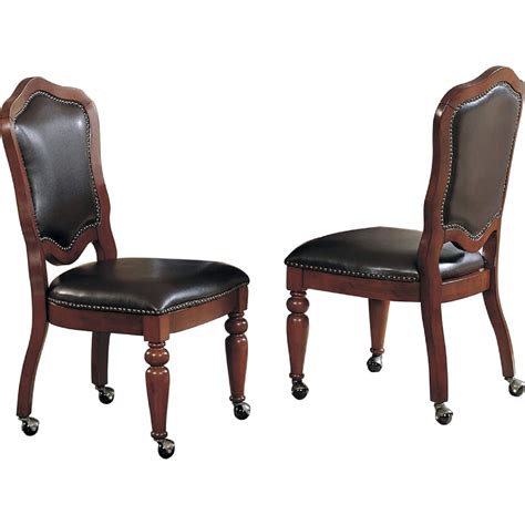 Sunset Cr 87148 10 2 Bellagio Dining Chair In Distressed Brown Cherry