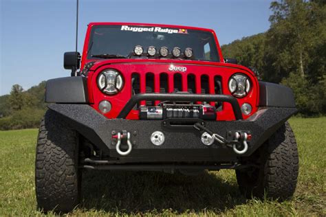 Rugged Ridge Spartan Front And Rear Bumpers For 07 17 Jeep Wrangler