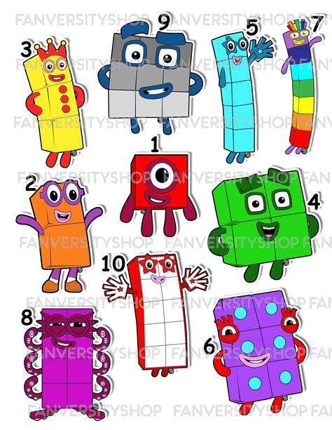 Numberblocks Sticker Set 1 To 100 Counting And Math Is Made Easy With