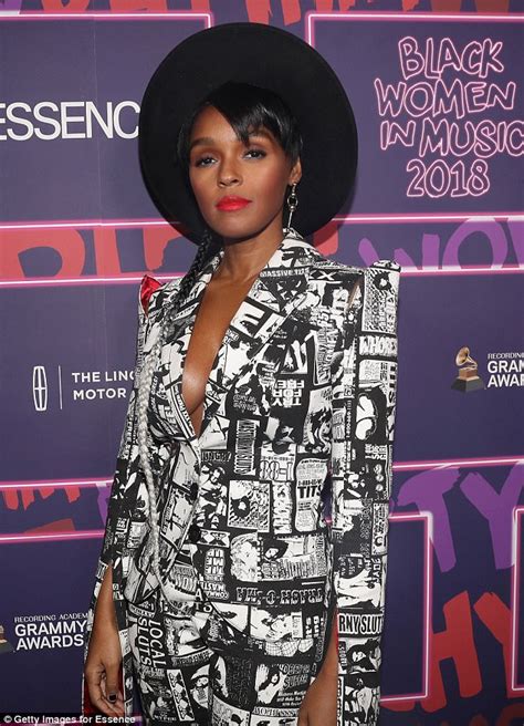Janelle Monae Attends Annual Black Women In Music Event Daily Mail Online