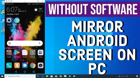How To Mirrorcast Your Android Display To A Windows 10 Without Any