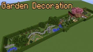 Even if you don't post your own creations, we appreciate feedback on ours. MINECRAFT BEAUTIFUL GARDEN!!! Garden Decoration Ideas ...