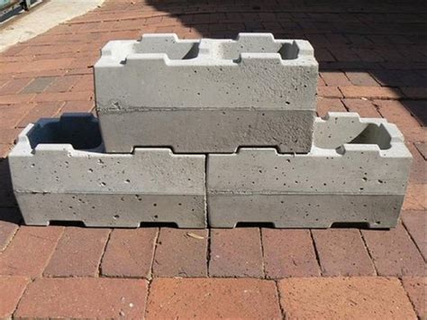 Rectangular Blocks Concrete Interlocking Hollow Block For Side Walls