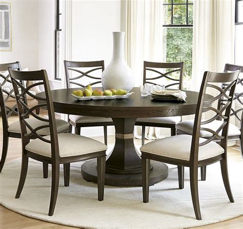 california rustic oak expandable  dining table