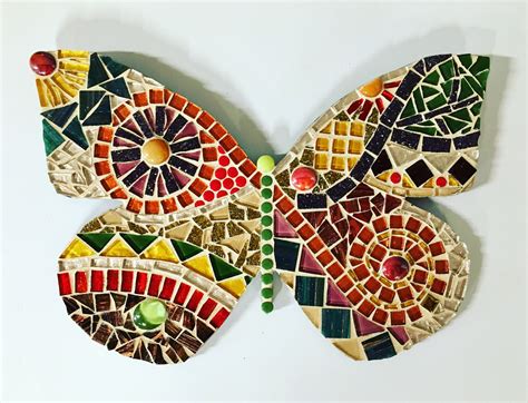 Mosaic Butterfly Etsy