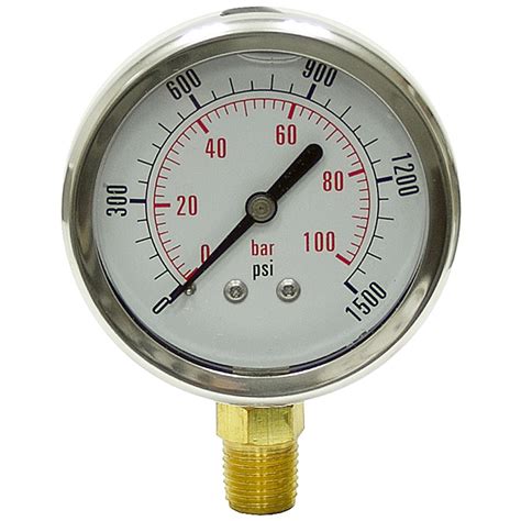 1500 Psi 25 Lf Lm Gauge Pressure And Vacuum Gauges Pressure Gauges