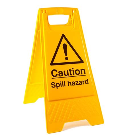 Spill Hazard Floor Stands From Key Signs Uk
