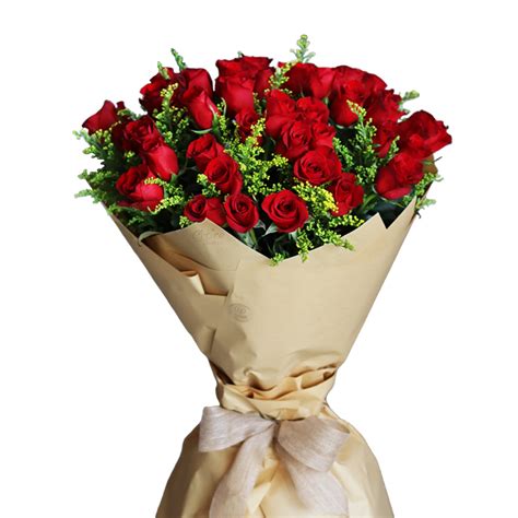 Large Stem Red Roses Bouquet Big Red Rose Bouquet