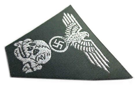 Waffen Ss Bevo Officer Cap Eagle And Skull Trapezoid Lurex