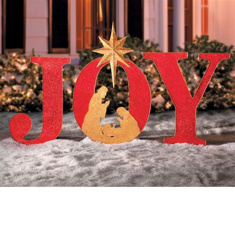 Joy Sign Outdoor Christmas Decoration Holiday Decor Christmas