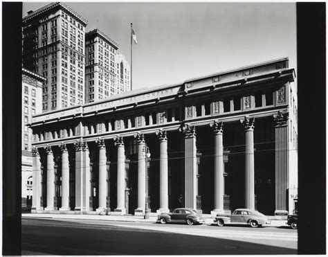 View Of The Principal Façade Of The Detroit Trust Co Bank Building