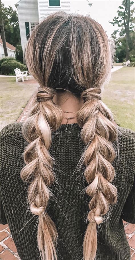 50 Braided Hairstyles To Try Right Now Summer Pull Through Braids