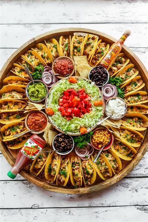 Easy Taco Board Easy Taco Recipes Bars Recipes Mexican Food Recipes Dinner Recipes Cooking