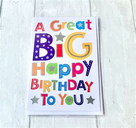 Happy Birthday Greeting Card Send A Hand Written Card With Your T