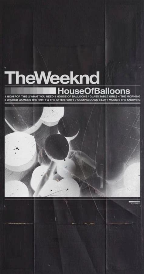 House Of Balloons House Of Balloons The Weeknd Wallpaper Iphone The