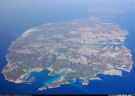 Malta Aerial View Isola Geografia