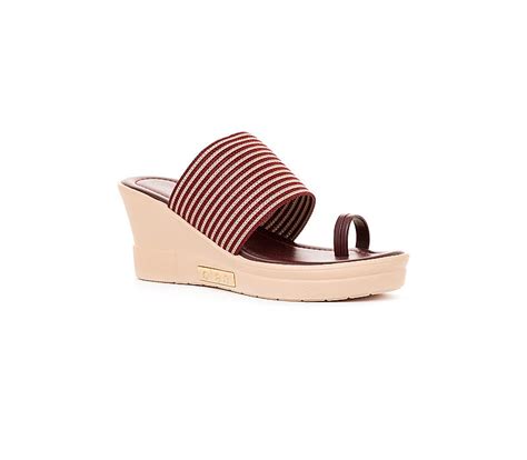 buy cleo maroon heel slip on sandal for women online at khadims 53005353050