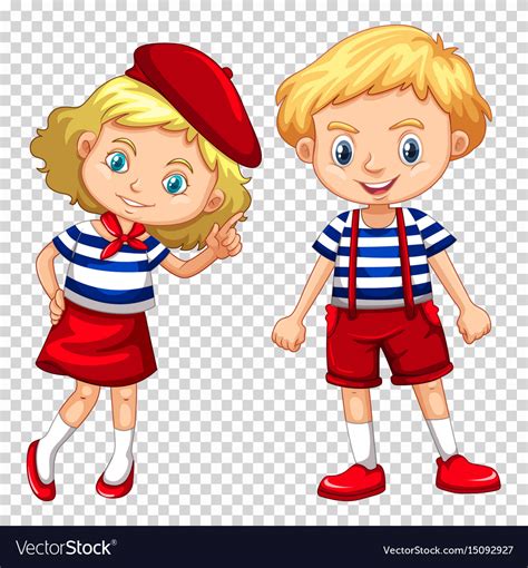 Affordable and search from millions of royalty free images, photos and vectors. Boy and girl on transparent background Royalty Free Vector