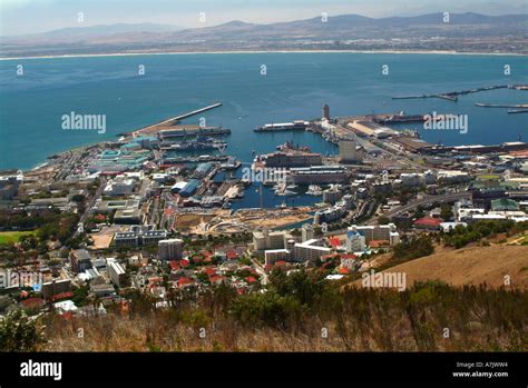 View Of City Of Cape Town And Docks With V And A Waterfront From Signal