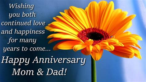 Happy Anniversary Mom And Dad Anniversary Wishes For Parents Happy