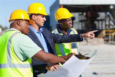 Architect Construction Workers Stock Photo Image Of Manager Industry