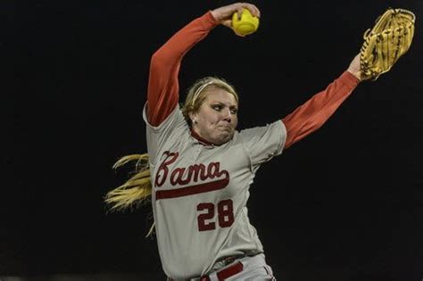 Game details date 6/3/2014 start 7:05 pm time 2:37 attendance 7810 site oklahoma city, okla. Alabama softball pitcher throws historic perfect game as No. 4 Tide crushes EKU - al.com