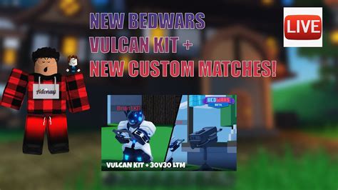 New Bedwars Vulcan Kit Roblox Bedwars Youtube