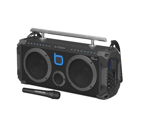 Gpo Brooklyn 1980s Style Portable Boombox Cd Player Cassette Player
