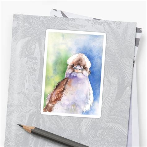 On advice from prime minister bob hawke. "Kookaburra" Sticker by Louisedemasi | Redbubble