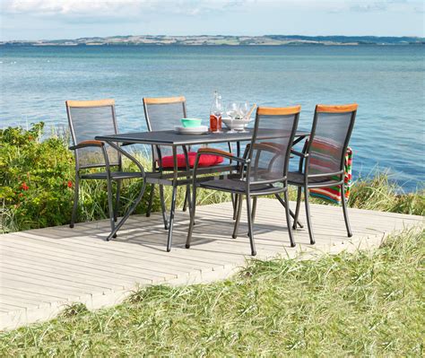 Fast & free shipping on orders over $35! Stacking chair LARVIK steel/FSC hardwood | JYSK